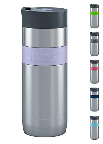 Thermobecher KOFFJE 370ml - Kaffeebecher to go Becher Edelstahl doppelwandig isoliert 100% dicht Thermos Coffee Cup Auto Premium… – Ansicht 1