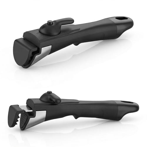 Huxiny Poignet Casserole Universelle, 1 pièce Poignet pour Tefal Amovible, Poignée Casserole, Poignee pour Tefal, Poignée pour Tefal, Convient aux...
