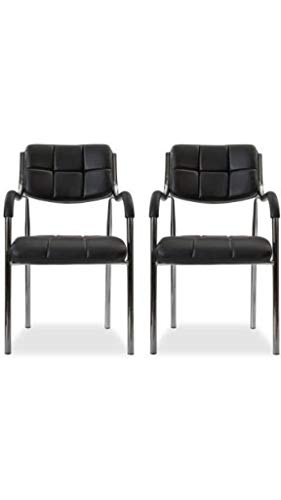 Leatherette Weston Visitor Guest Chair | Office Reception Meeting...