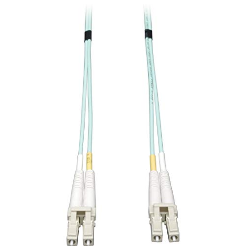 Tripp Lite 10Gb Duplex Multimode 50/125 OM3 LSZH Fiber Patch Cable (LC/LC) - Aqua, 5M (16-ft.)(N820-05M)