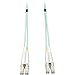 Tripp Lite 10Gb Duplex Multimode 50/125 OM3 LSZH Fiber Patch Cable (LC/LC) - Aqua, 5M (16-ft.)(N820-05M)