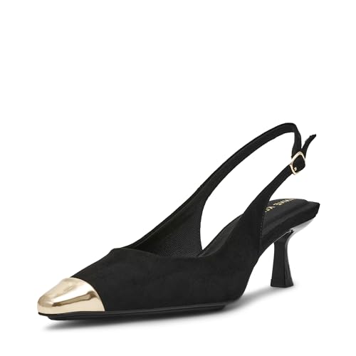 Anne Klein Women's Pump Chai, Black Gold, 7