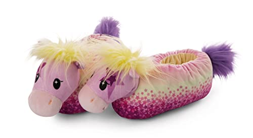 Chaussons en peluche poney le cadeau idéal et chaud pour fille