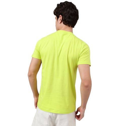 Image of Free Authority Official Naruto Shippuden:Ichiraku Ramen Anime Graphic Print Pure Cotton Green Regular Fit Tshirt for Men