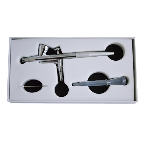 Airbrushpistole für Airbrush Kompressor Set Single-Action-Gun - Kosmetikbereich, Make Up, Sunless Tanning, Nail Design, Tattoo, Optimal f. alle Profis