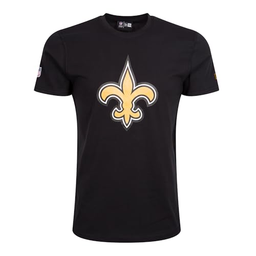 New Era New Orleans Saints NFL Team Logo Nero Maglietta