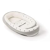 doomoo Cocoon Réducteur nouveau-né, Ultra Confortable, Evolutif Dès la Naissance à 8 mois, Tissu Doux & Respirant, Gris