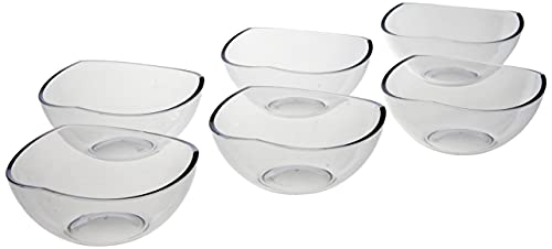 Pote Sobremesa Trio, Cristal, 6 unidades, Crippa, 403013-002
