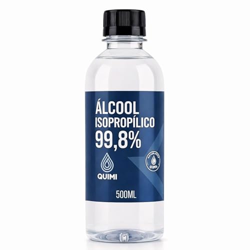 Álcool Isopropílico 99,8% Quimi Vida 500ml - Limpeza Profissional em Quantidade Econômica