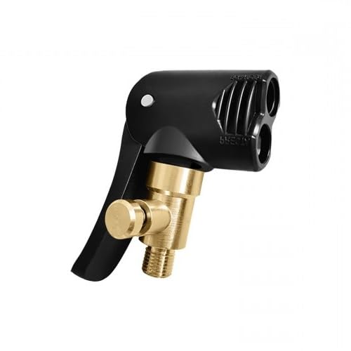 Korechain Dual Head Tyre Valve Adapter, Bicycle Pump Adapter, Car Valve Adapter Air Pump Clip, Thread Nozzle Adapter for Cars, Bikes, Motorcycles