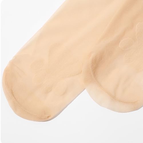 Kids Footed Tights with Fun Foot Thin Pineapple Stockings Solid Color Pantyhose for Girls 3-12T4