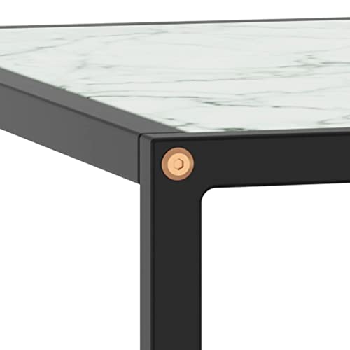 Table basse retro en marbre blanc pour un salon chaleureux