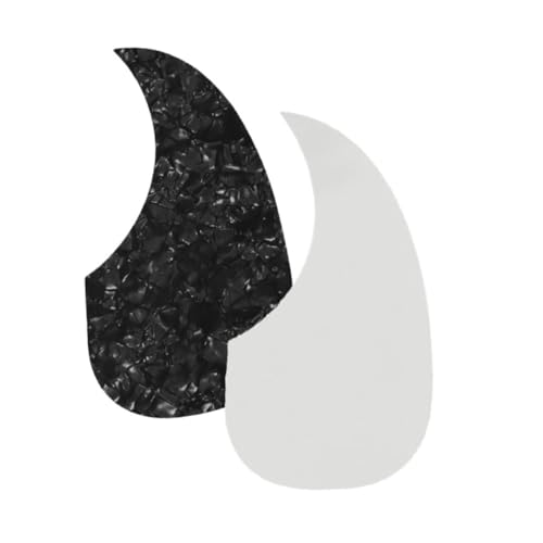 Toddmomy 2Pcs Guitar Pickguards Stickers Drop Shaped Protective Guitar Guard for Acoustic Guitars Safe Durable Designs