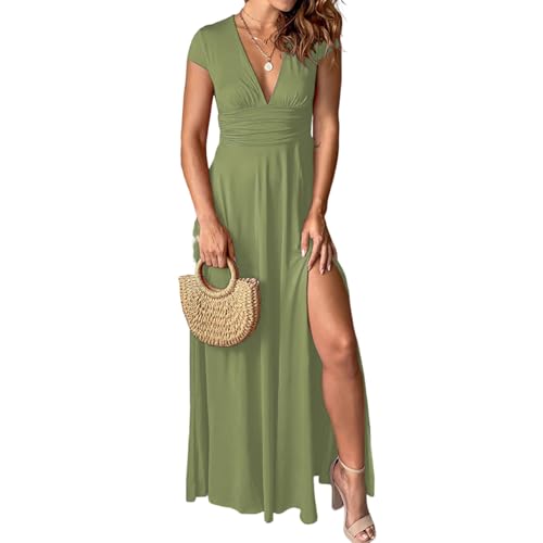 Robe plissée taille haute pour affiner la silhouette en été