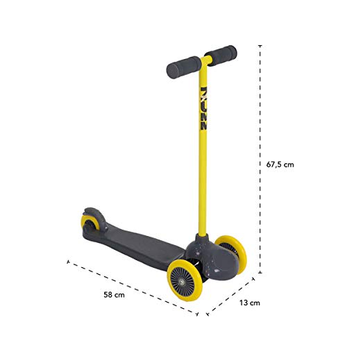 Zumm Patinete 3 Rodas C/ Led - Cinza Bel Fix Cinza