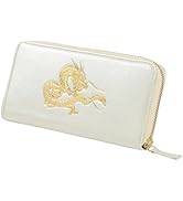 Amazon | 【 SakuraZen 】風水 皇帝龍 本革 ラウンド財布 日本製 本金