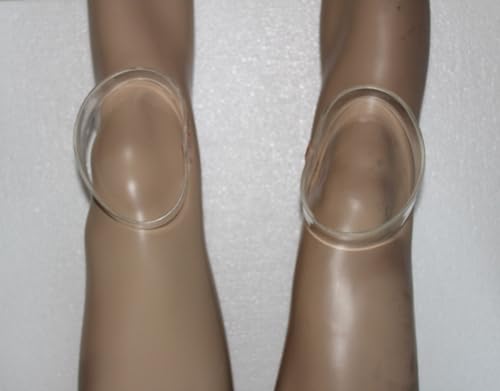 Image of Janu Basti Therapy Module - 2 Pcs (1 Pair) | Transparent Acrylic, Standard Size Ayurvedic Panchkarma Instrument for Knee Therapy