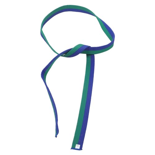 VANZACK Taekwondo Colored Ranking Belts Cotton Mar-tial Arts Judo Karate -D Aikido Uniform Belt Kids Adult Green and Blue 220cm