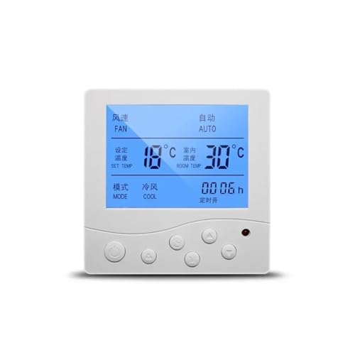 Controlador De Aire Acondicionado HVAC, Controlador De Temperatura De Aire Acondicionado Central, Termostato De Ambiente, Módulo De Control De Temperatura De Aire Acondicionado(No remote control)