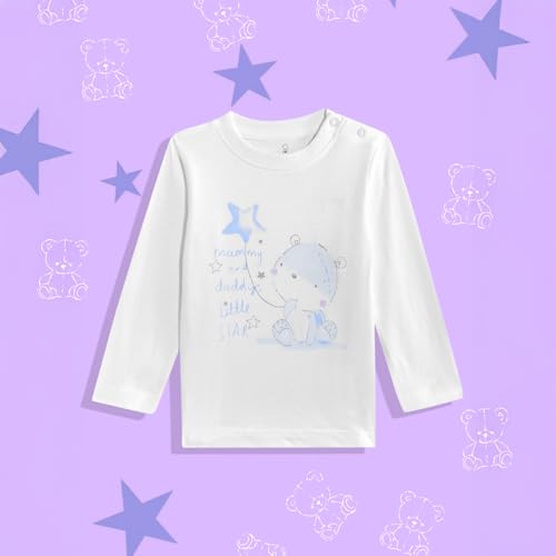 Image of Mothercare Baby Girls T-Shirt Arctic Berry Print Full Sleeve