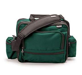 Hopkins Medical Products Mark V Shoulder Bag, HIPAA Compliant Lockable Zippers, Adjustable Straps, Reinforced Bottom, Fold-Down Compartment, 13 Inch x 11.25 Inch x 7.5 Inch, Hunter Green Hopkins Medical Products Mark V Shoulder Bag, HIPAA Compliant Lockable Zippers, Adjustable Straps, Reinforced Bottom, Fold-Down Compartment, 13 Inch x 11.25 Inch x 7.5 Inch, Hunter Green