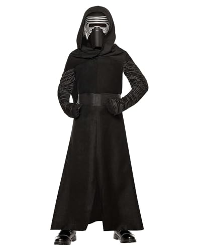 Spirit Halloween Star Wars Kids Kylo Ren Costume, Officially Licensed, Sith Lord Outfit, Ben Solo Halloween Costume, Boys, Size CHILD MEDIUM Standard, Black