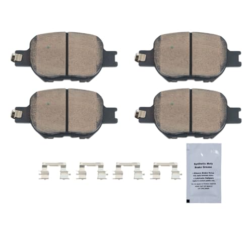 Image of HUSCH D817 Front Ceramic Brake Pads Kit Fit For Scion tC 2005-2010, For Toyota Celica 2000-2005