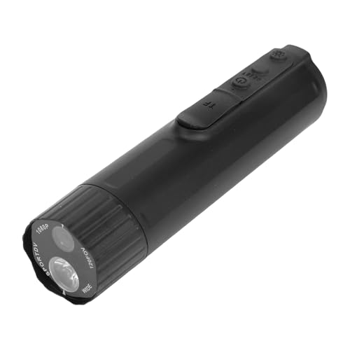 GOWENIC 4K WiFi オートバイヘルメットカメラ、LED ヘッドライト付き HD スポーツアクションカム、IP68 防水、140 広角、10H バッテリー、バイク夜間走行記録用 (黒)