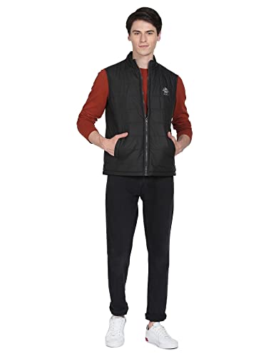 Image of U.s.polo association men's solid sleeveless puffer jacket