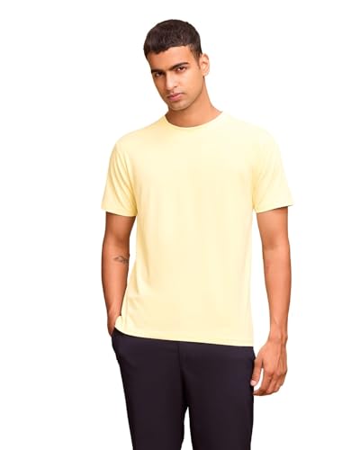 Image of Wellbi Bamboo Men's Tshirt - Ultra-Soft, Breathable & Sustainable | Premium Cotton Blend for Supreme Comfort | Stylish & Eco-Friendly T-Shirt for Men | Tshirt Men Cotton