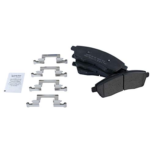 Image of TRQ Rear Brake Pad and Rotor Set Semi Metallic Solid Rotors | For 2000-2005 Ford Excursion 1999-2004 F-250 Super Duty 1999-2004 F-350 Super Duty