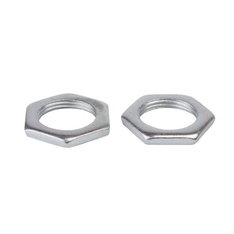 Dadi flangiati Dado sottile in acciaio al carbonio Dado piatto esagonale piccolo con filettatura a passo fine Dado ultrasottile M6 M8 M9 M10M12M14M16M18 M20 M22 M24 M27 M30 5/10 pezzi ( Size : M20-1.5