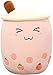 Oreiller en Peluche Bubble Tea, Bubble Tea en Peluche, Jouets Bubble Tea Cup en Peluche Oreiller en Peluche Thé Lait Alimentaire Doux Poupée Lait Tasse de thé Coussin Oreiller pour Enfants,24CM Type A