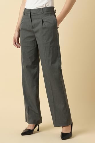 Image of Allen Solly Women Casual Pants, Classic Fit