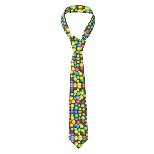 Corbatas De Hombre Boda Corbata De Hombre Divertida Corbatas Para Negocios Formal Reuniones,Bolas De Colores