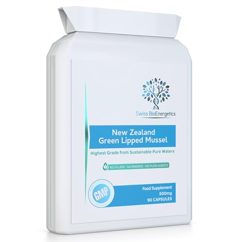 Green Lipped Mussel 500mg 90 Capsules sustainably sourced from Pure New Zealand Waters expertly extracted Using CO2 No Mixers No Binders No fillers