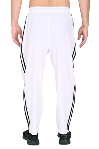 Image of Men's NS Cotton Track Pants, Elastic Waistband, Pockets & Jip Casual Sports Trousers, Gym Sports Workout Plus Size (S to 6XL)