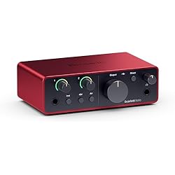 Focusrite Scarlett Solo 4.ª gen. interfaz de audio USB para