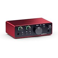 Focusrite Scarlett Solo 4. Gen USB-Audio-Interface für Gitarristen, Sänger und Produzenten — Aufnahmen in HiFi-Studioqualität sowie sämtliche Software, die Sie zur Aufnahme benötigen
