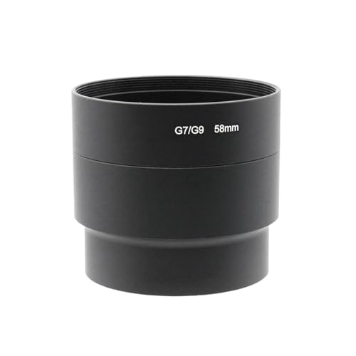 58mm ���^���A�_�v�^�[ Tubus �����Y �A�_�v�^�[ �`���[�u �����p Canon Powershot G7 G9 �G�N�Z�����g�p