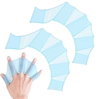 LuLiyLdJ Surfing Schwimmpaddel Schwimmhandschuhe Webbed Aquatic Gloves Schwimmflossen für Frauen Männer für Schwimmtraining zum Schnorcheln, L, 1 Paar