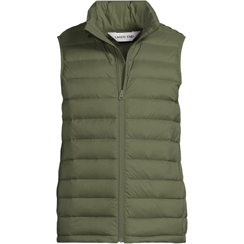 Image of Lands' End Men's Wanderweight Ultralight Packable Down Vest