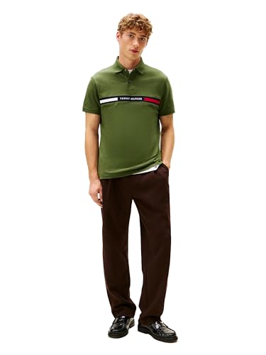 Image of Tommy Hilfiger Men's Short Sleeve Casual Polo Shirts in Regular Fit with Chest Logo Designs