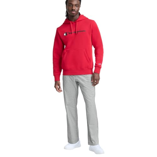 Image of Champion Men's Open-Bottom Lounge Pants, Standard Fit, Lightweight, 100% Cotton, Available in Regular and Big & Tall
