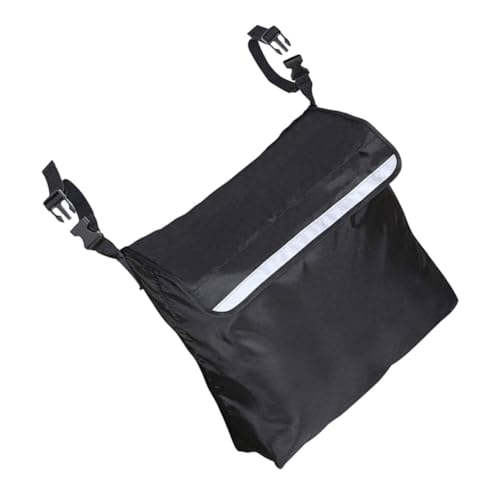 EXQUIMEUBLE 車椅子用バックパックバッグ 反射ストライプ付き収納ポーチ 簡単