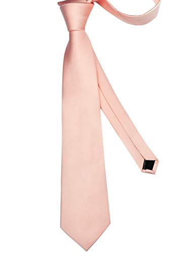 Image of GUSLESON Classic New 3.15 inch（8cm） Men's Solid Color Necktie Wedding Business Tie + Gift Box