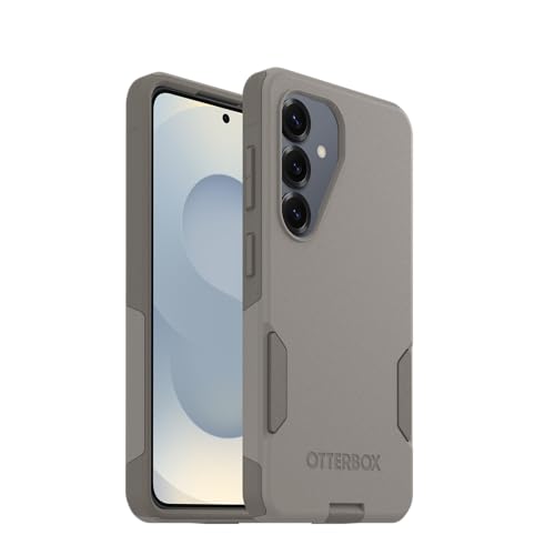 Image of OtterBox Samsung Galaxy S26 Commuter Series Case - Grey /Brown | Thin & Protective iPhone Case, Dual-Layer, Impact Absorbing Phone Case for Samsung Galaxy