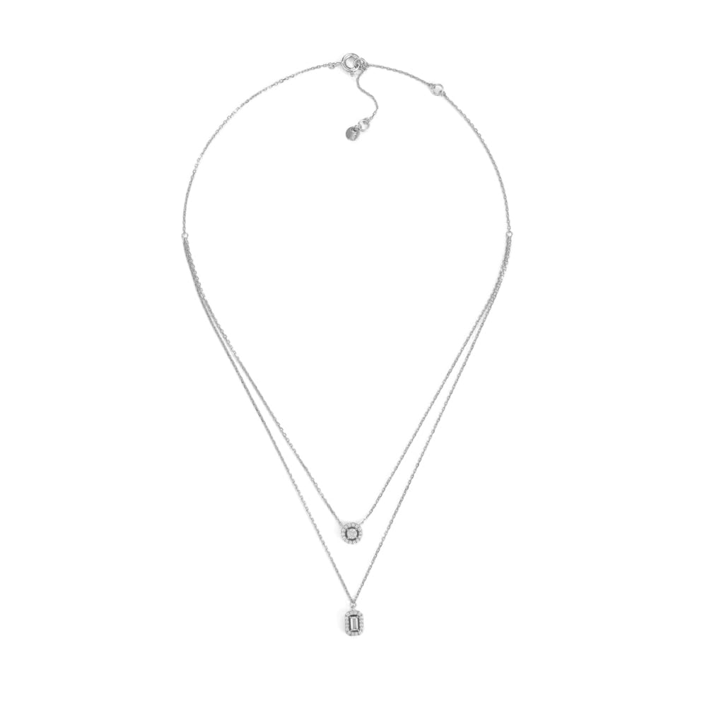 Michael Kors Premium Women's Sterling Silver Necklace, MKC1745CZ040