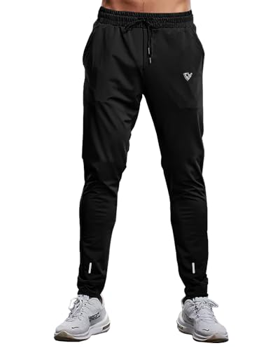 Image of EYEBOGLER Men's Solid Regular Fit Gymwear Trackpant