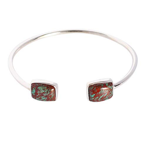 Bracelet en argent 925 Pretty Look RI-3449 et jaspe rouge véritable